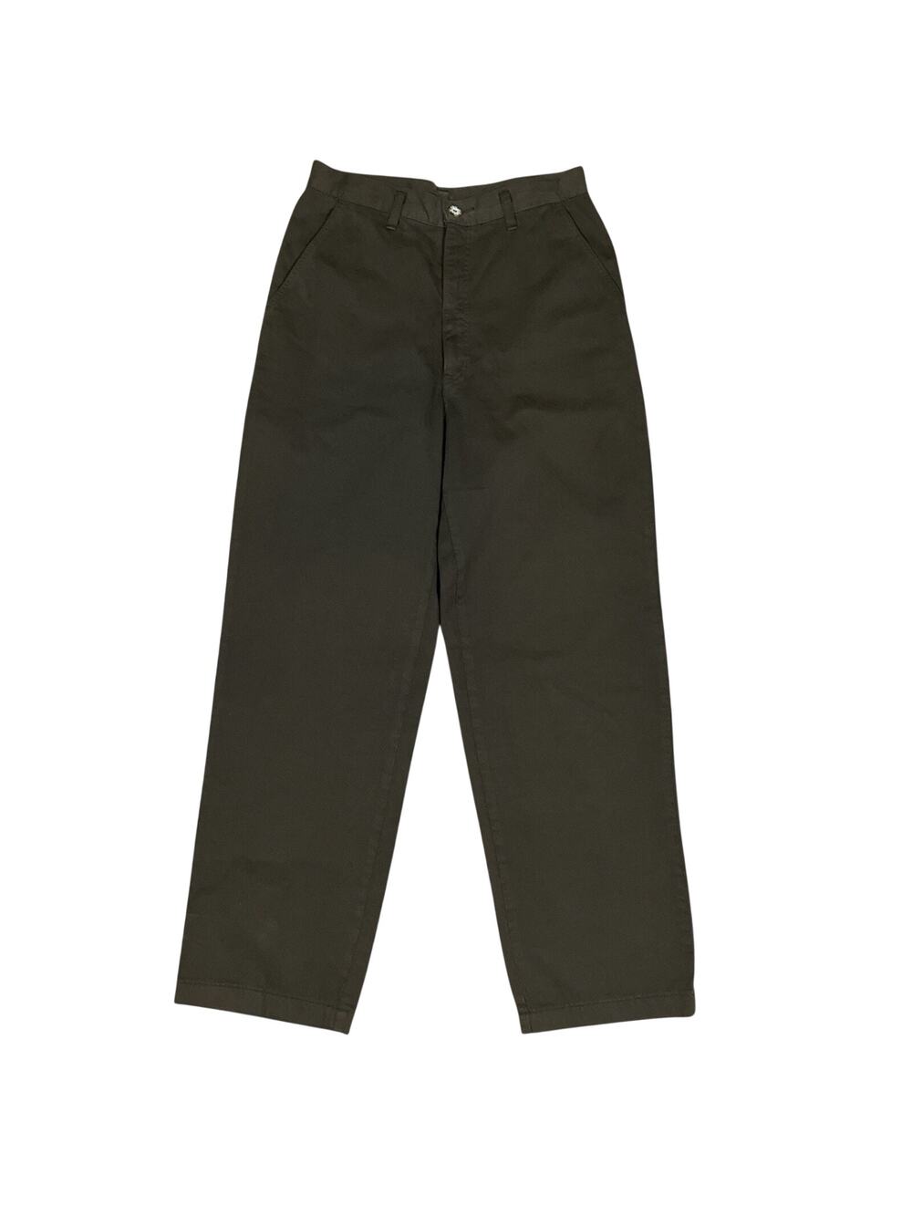 Edwin Olive Green Chino Pants Taper Leg Canada Made Japan Brand Military 29x30